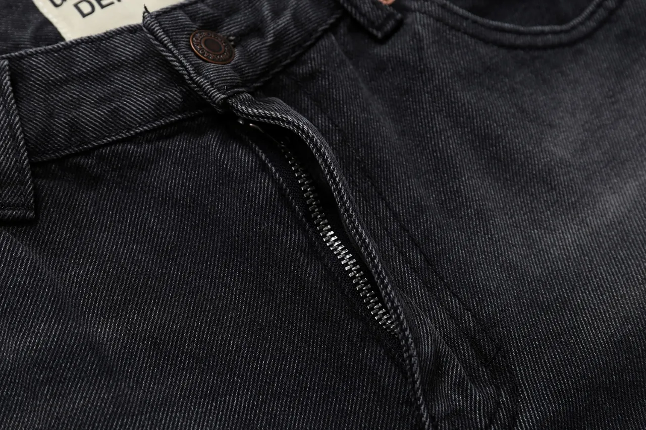 643#Gallery Dept new basic style washed small straight leg jeans American high street casual trousers washed black washed blue S～XL p220